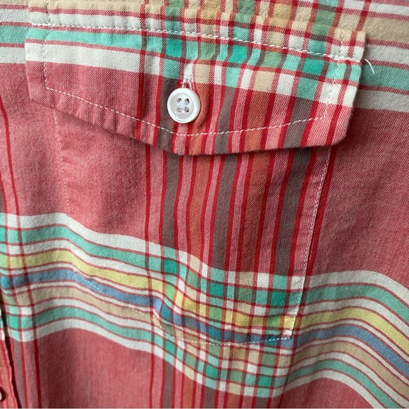 J Crew Plaid Sim Fit Oxford Button Down Shirt - Picture 14 of 14